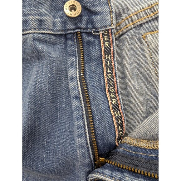 Vintage Tommy Hilfiger Jeans Womens 14 Blue Denim Boyfriend Relaxed Fit 00s - Picture 12 of 15